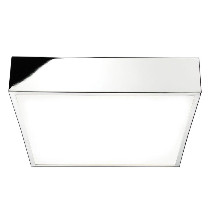 HiB Inertia Square Bathroom Ceiling Light - Chrome - 0680