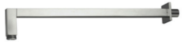 Aqualux DIVE Square Straight Arm 350mm - 1191190 (72.DICS31)
