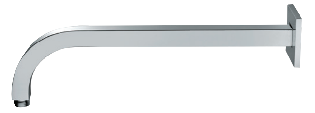 Aqualux DIVE Square Curved Arm 450mm - 1191193 (72.DICS42)