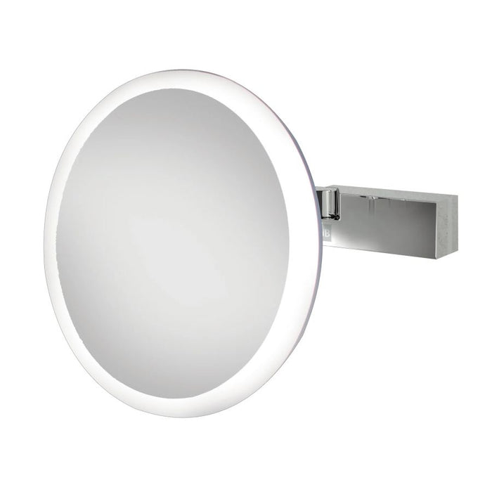 HiB Cirque Illuminated Magnifying Bathroom Mirror - Chrome - 21700