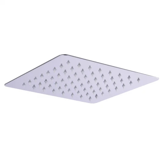 Tailored Bathrooms Stainless Steel Square Shower Head Chrome 300mm - TIS0177