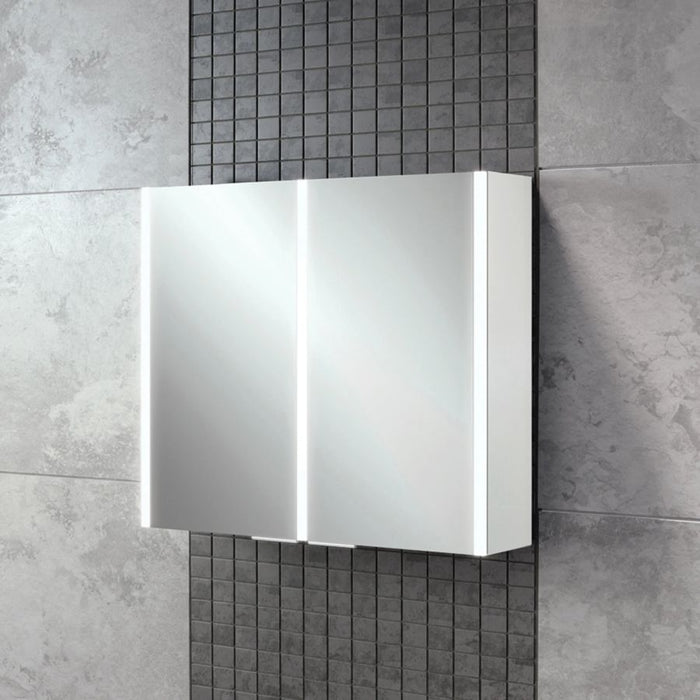 HiB Xenon 80cm LED Colour Temperature Changing Mirrored Cabinet - 46200
