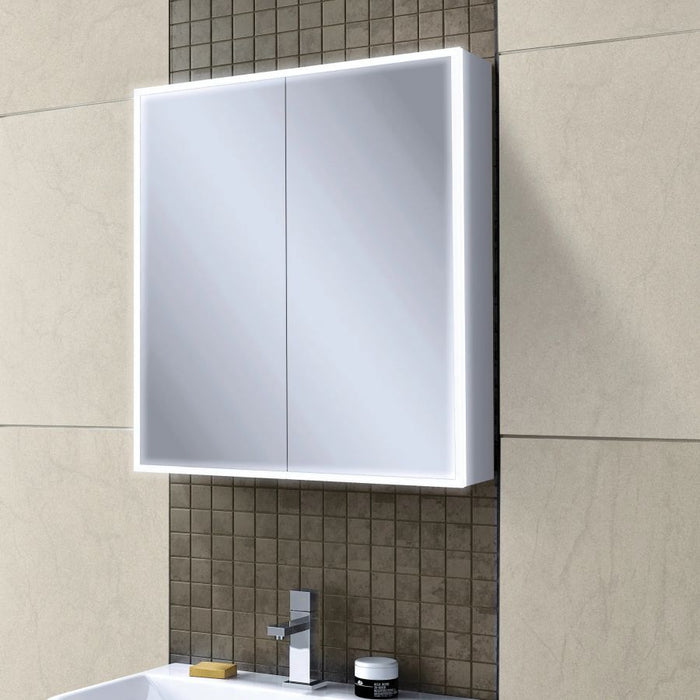 HiB Qubic 50cm Sensor-Activated LED Bathroom Cabinet - 46400