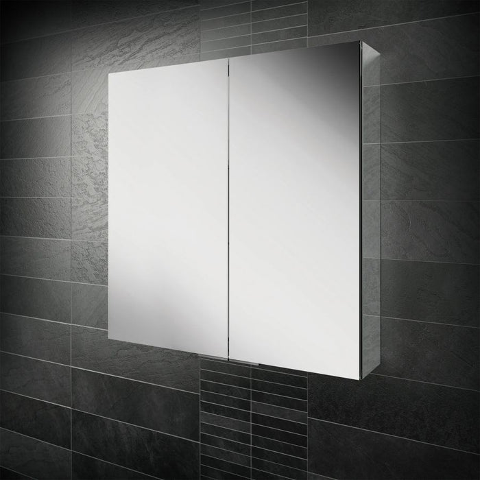 HiB Eris 80cm Bathroom Mirrored Cabinet - 48100
