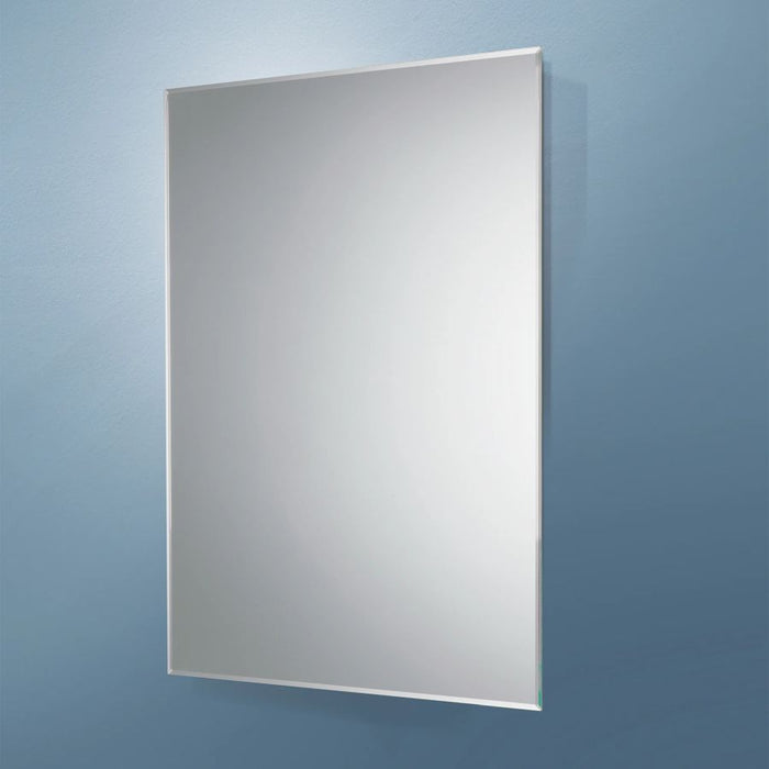 HiB Joshua 50cm Rectangular Bevelled Bathroom Mirror - 61701500