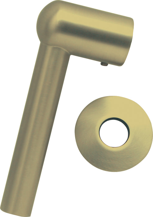 Radiator Valves UK Modern Element Shroud Brushed Brass - 690192