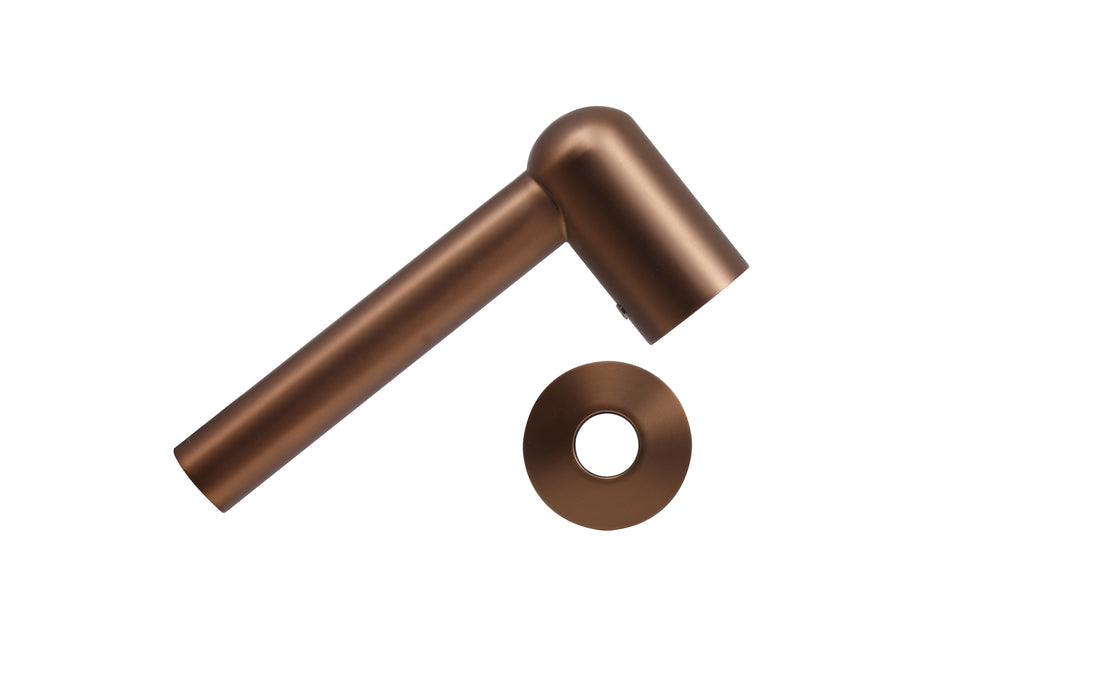 Radiator Valves UK Modern Element Shroud Brushed Bronze - 690377
