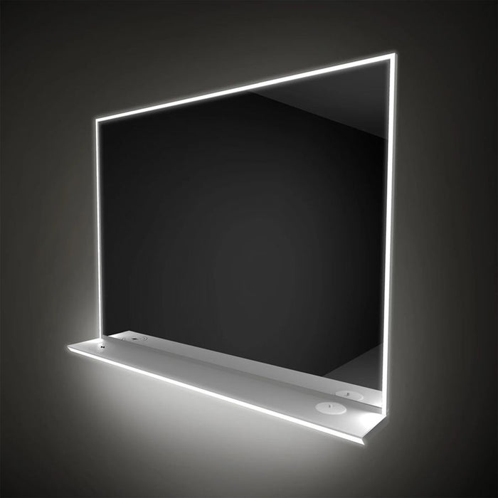 HiB Platform 80cm LED Illuminated Bathroom Mirror - 78736000