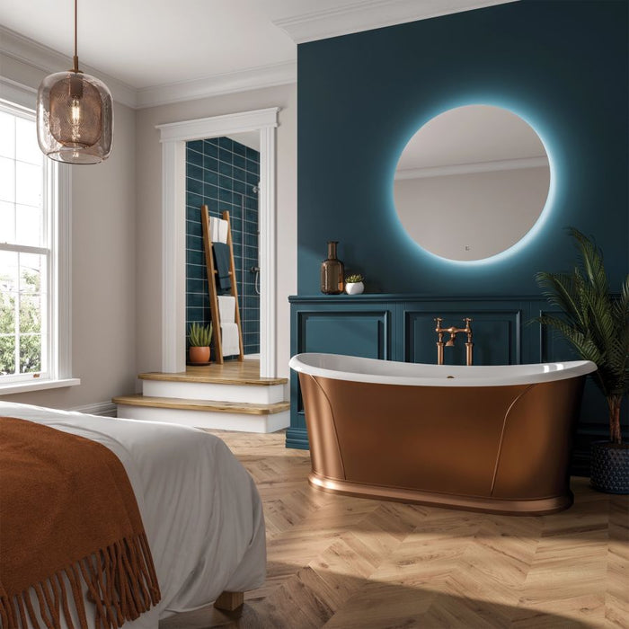 HiB Theme 100cm Adjustable Lighting Round Bathroom Mirror - 79130000