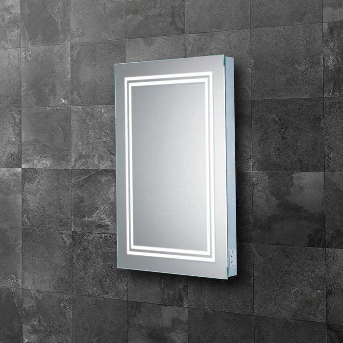HiB Boundary 50cm LED Border Bathroom Mirror - 79540500