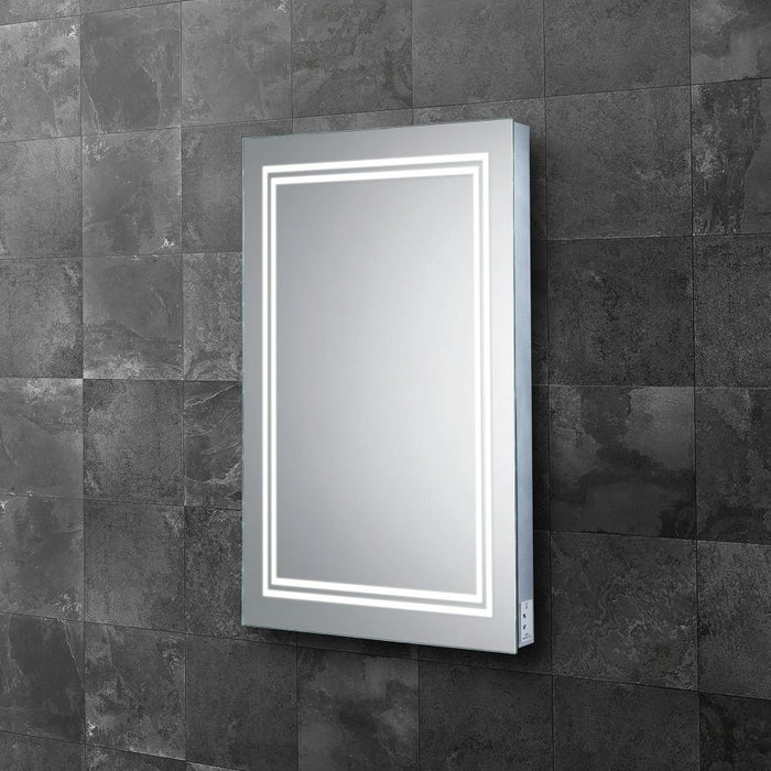 HiB Boundary 60cm LED Border Bathroom Mirror - 79540600