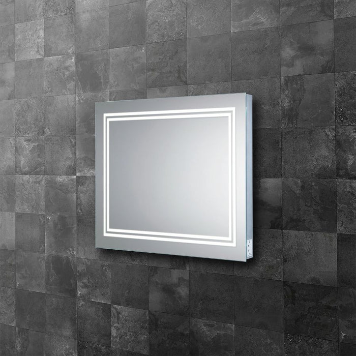 HiB Boundary 80cm LED Border Bathroom Mirror - 79540700