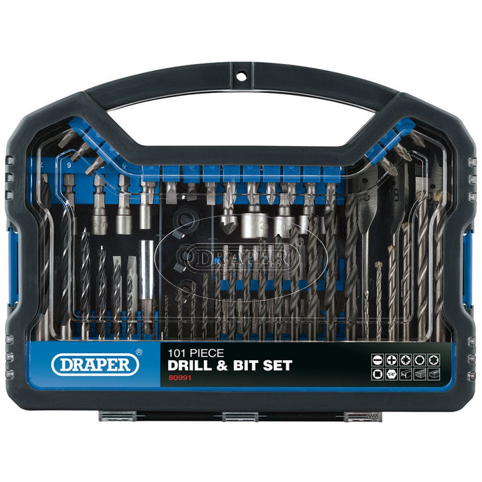 Draper Drill Bit and Accessory Kit (101 Piece) - 80991
