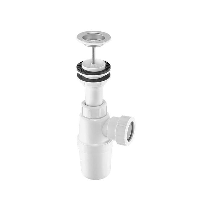 McAlpine 32mm Adjustable Inlet Basin Trap with Centre Pin Waste - AA10W
