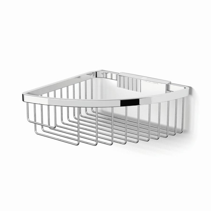 HiB Easy Lift Corner Shower Basket - Chrome - ACSBCH05
