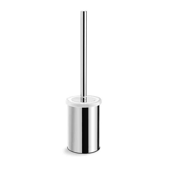 HiB Freestanding Round Toilet Brush Holder - Chrome - ACTBFS02