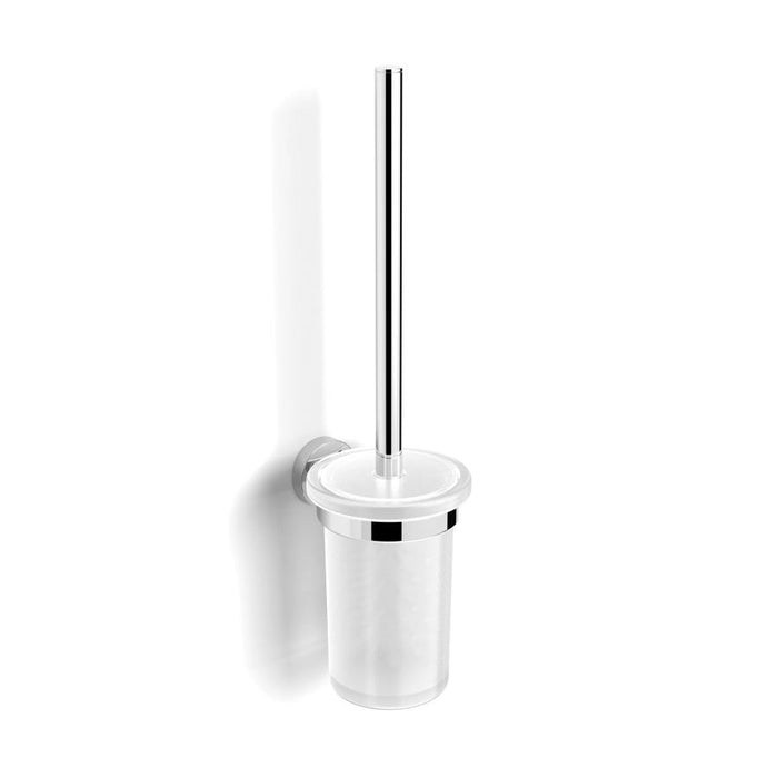 HiB Wall Mounted Round Toilet Brush Holder - Chrome - ACTBWHCH02