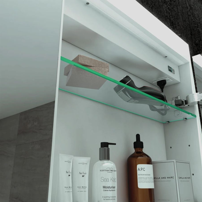 HiB Apex 100cm LED Bathroom Charging Cabinet - 47300