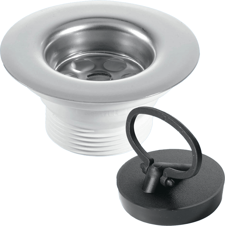 McAlpine 1½” 85mm Flange Centre Pin Sink Waste - BSW6PR — The Bathroom ...