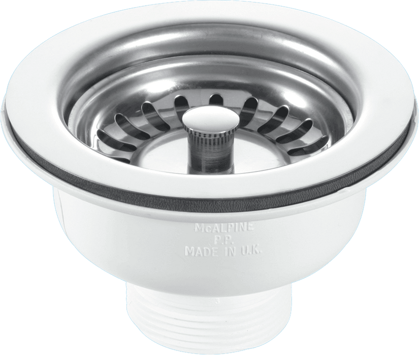 McAlpine 1½” Basket Strainer Waste Clicker - BSWCLS