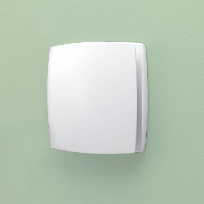 HiB Breeze Bathroom Extractor Fan, White - Timer & SELV - 34700
