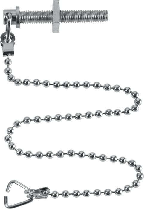 McAlpine 10″ Chrome Plated Chain and 2 Triangles, Stay and Nut - CH10