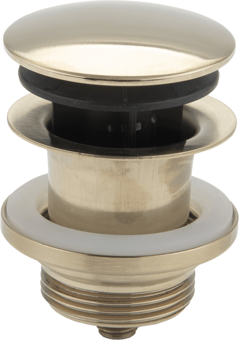 McAlpine 1¼” x 60mm Brushed Brass Multi-Function Centre-Pin Basin Waste - CWP60-CB-BB
