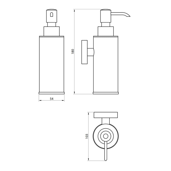 Scudo Delta Soap Dispenser - DELTA-003