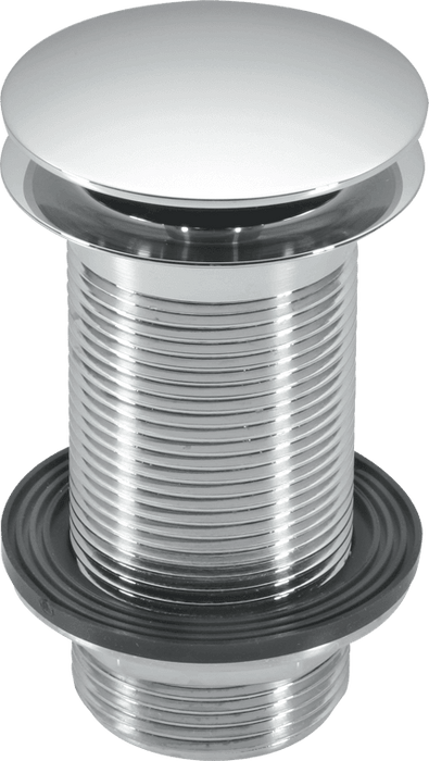 McAlpine 1¼” Chrome Plated Brass Unslotted Free Flowing (open) Basin Waste - DWU60-CB