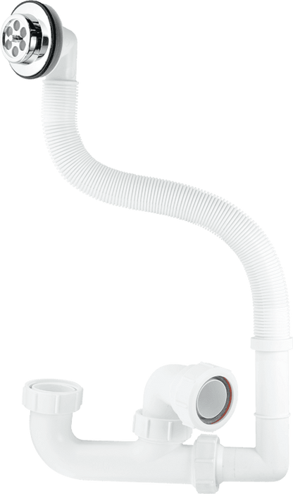 McAlpine 50mm Seal Bath Trap with Flexible Overflow - FSK10