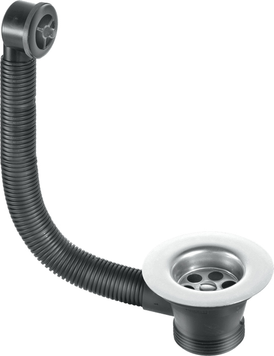 McAlpine Sink Combined Waste and Overflow Chrome Plated Overflow Grid - FSW2PP