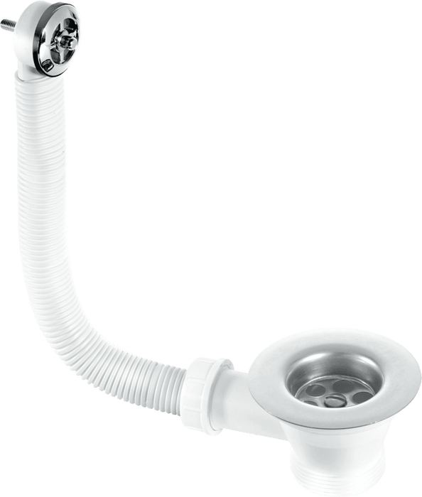 McAlpine Sink Combined Waste and Overflow Nut and Bolt Overflow Connection - FSW2P