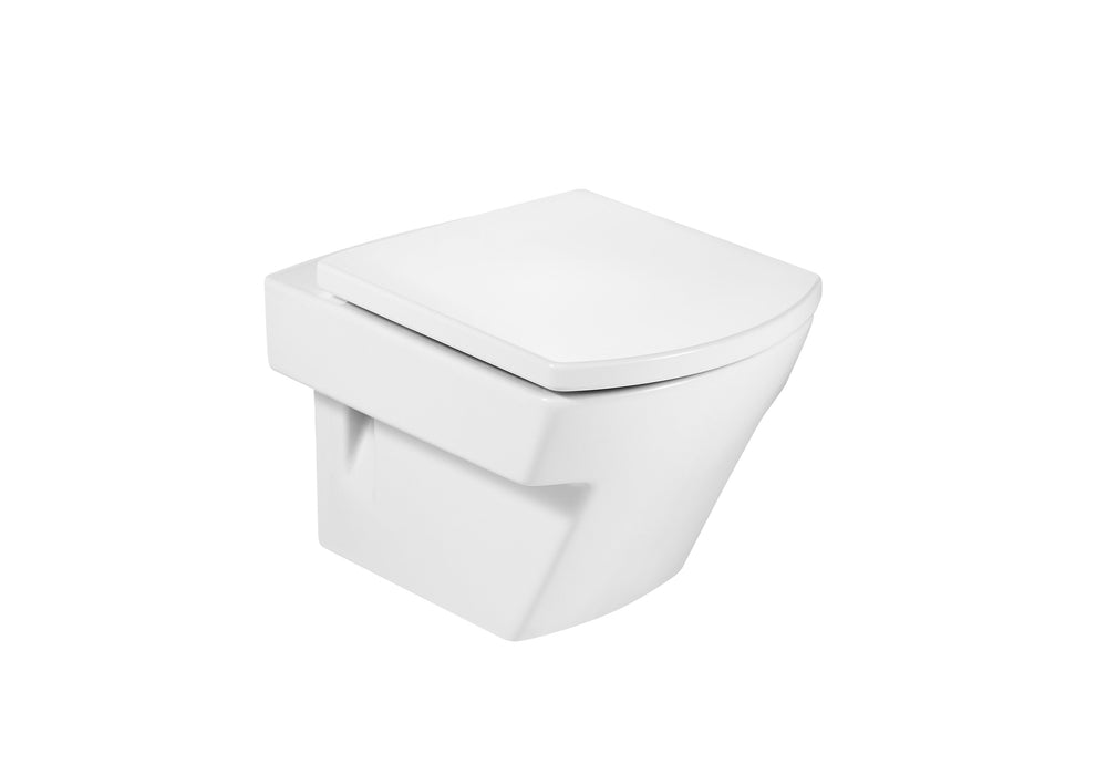 Roca Hall Compact Lacquered Seat And Cover For Toilet White  - A801620004
