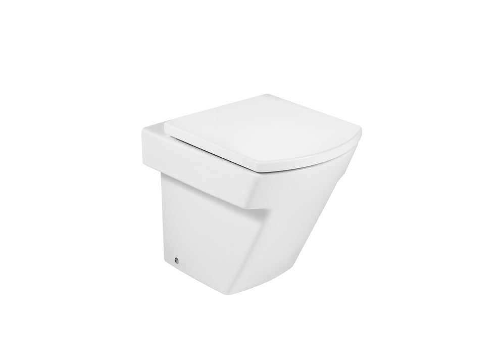 Roca Hall Compact Lacquered Seat And Cover For Toilet White  - A801620004