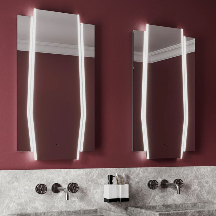 HiB Maxim 80cm Shaped LED Bathroom Mirror - 79570300