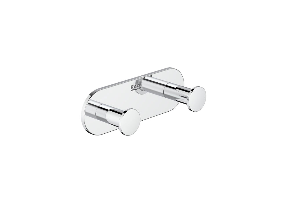 Roca Hotels Round Double Robe Hook Chrome  - A817571C00