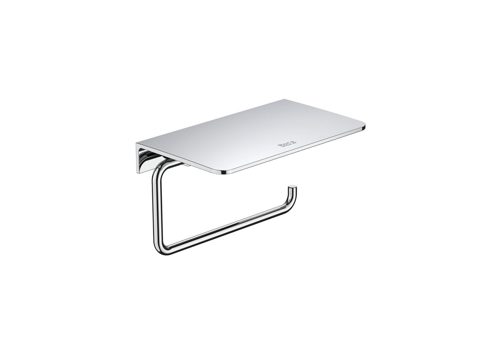 Roca Hotels Toilet Roll Holder With Shelf Chrome  - A817581C00