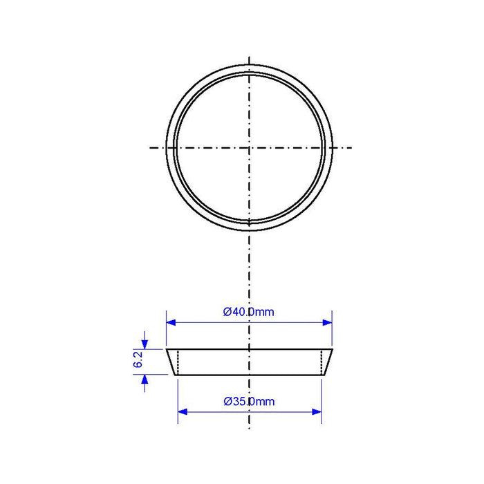 McAlpine 1.25" Copper Compression Ring - S13