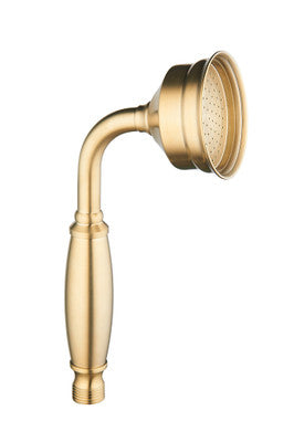 Tailored Bathrooms Brushed Brass Shower Head - TIS0283