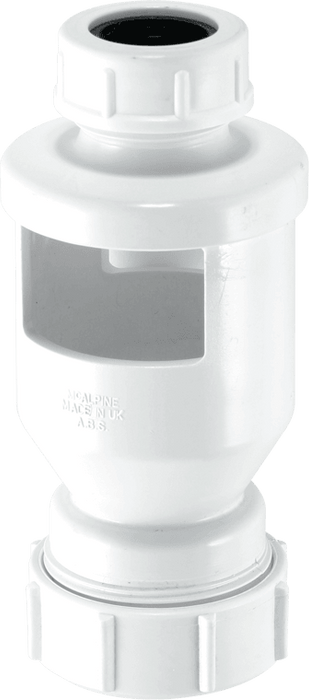 McAlpine One Piece Tundish 19/23mm Universal Inlet x 1¼” Universal Outlet - TUN-6