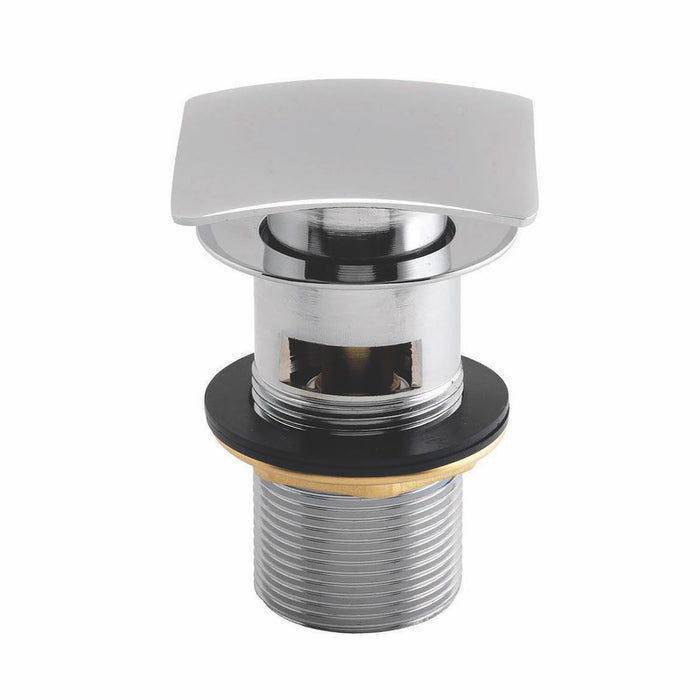 Scudo Square Dome Slotted Sprung Basin Waste - WASTE94