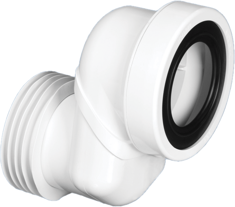 McAlpine Offset 8cm WC Connector - WCLO-8