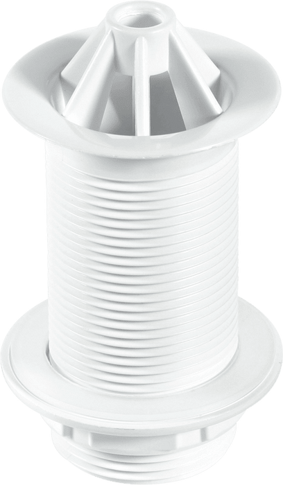 McApline 1¼” Urinal Waste: 60mm White Plastic Domed Flange - WU10