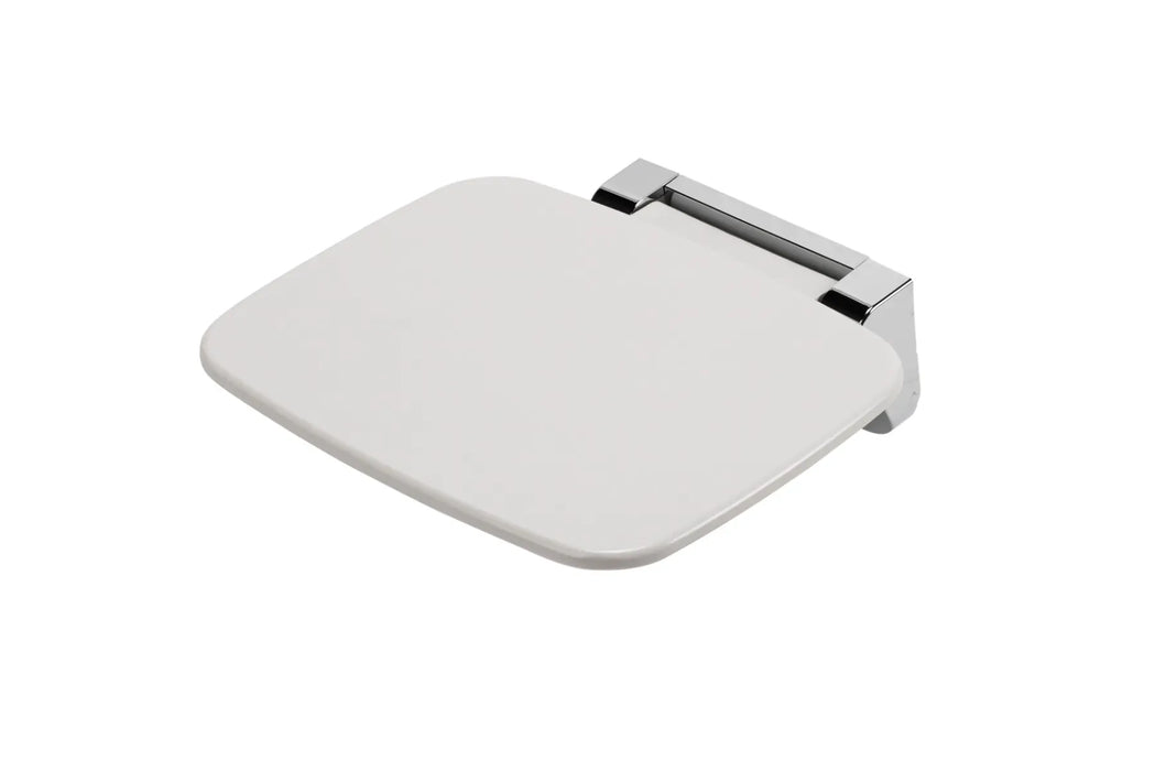 Croydex White & Chrome Shower Seat - AN160116
