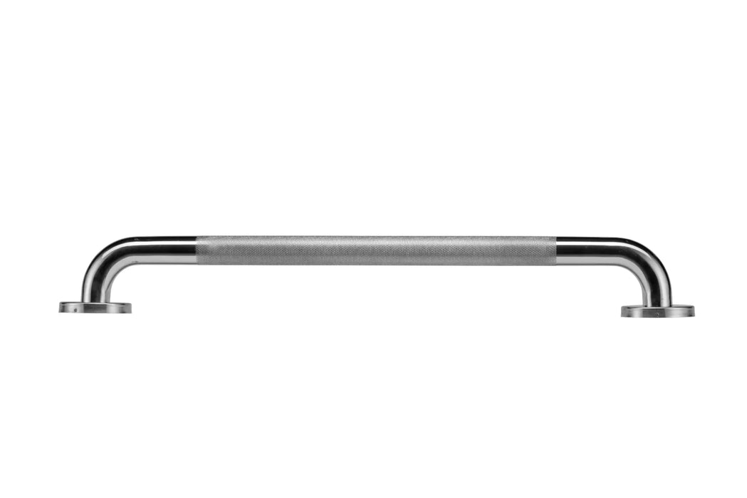 Croydex 600mm Stainless Steel Straight Grab Bar with Anti-Slip Grip Chrome - AP500741
