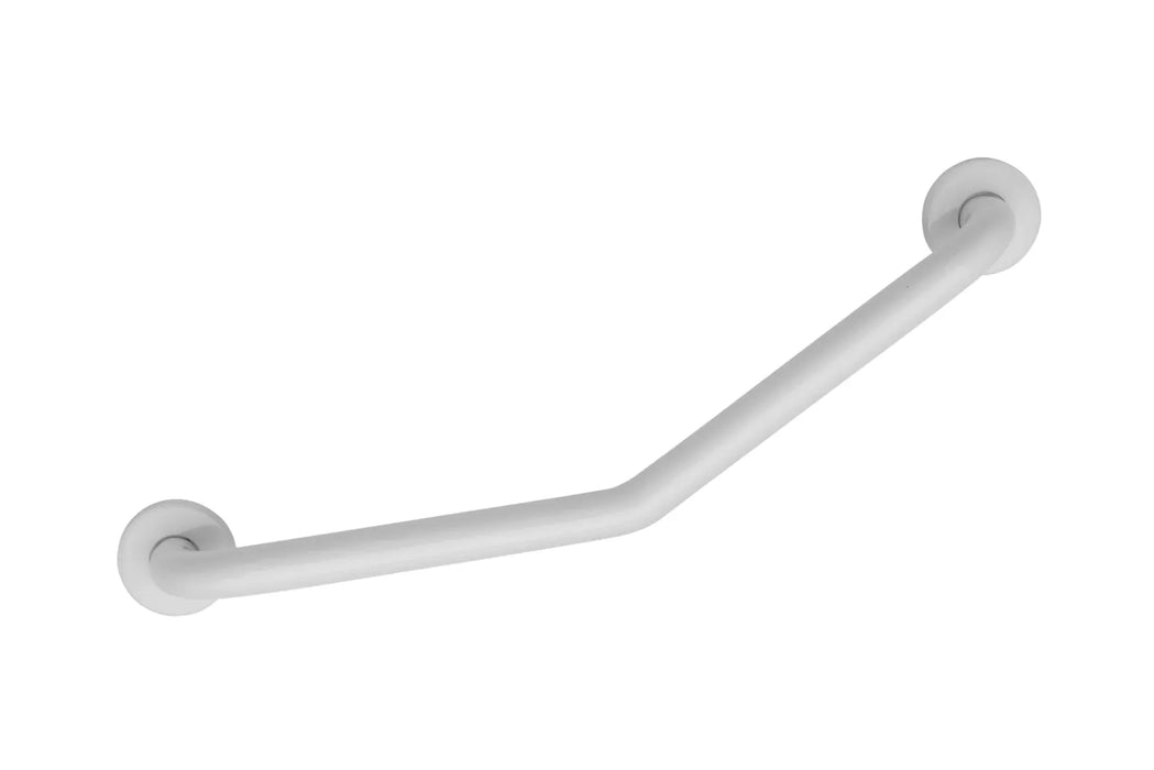 Croydex 600mm Stainless Steel Angled Grab Bar White - AP501322