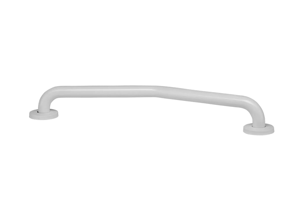 Croydex 600mm Stainless Steel Angled Grab Bar White - AP501131