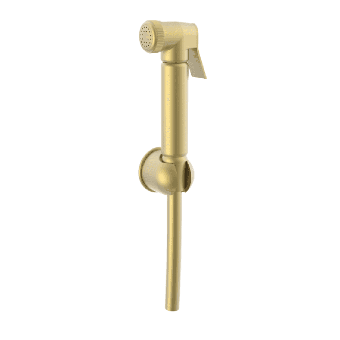 Tailored Bathrooms Brushed Brass Round Douche Kit - TIS0301