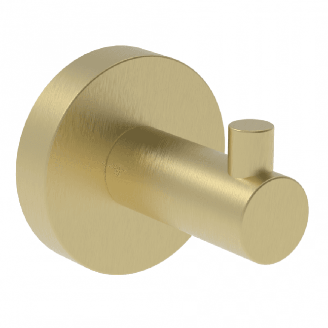 Tailored Bathrooms Melbourne Round Robe Hook Brushed Brass - TIS0235