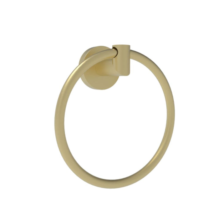 Tailored Bathrooms Melbourne Round Towel Ring Brushed Brass - TIS0238